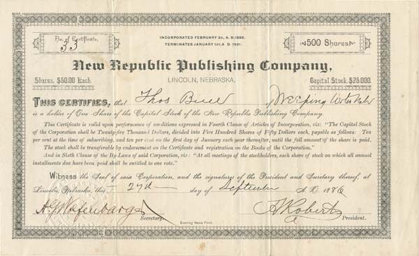 New Republic Publishing Co.